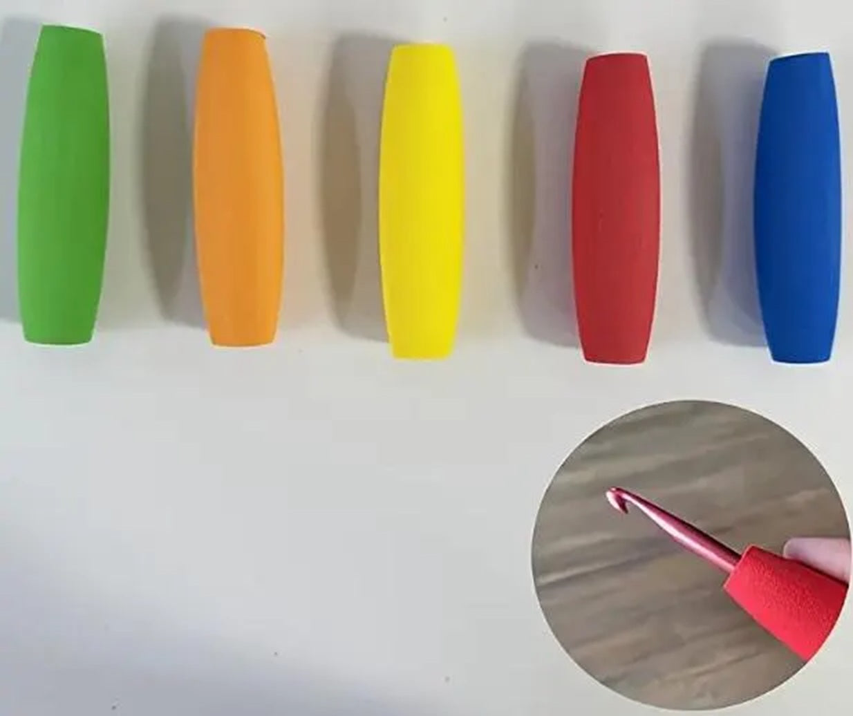 Crochet Hook Grips 5pc